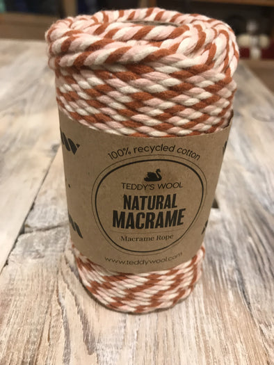 Natural Macrame - כתום שמנת