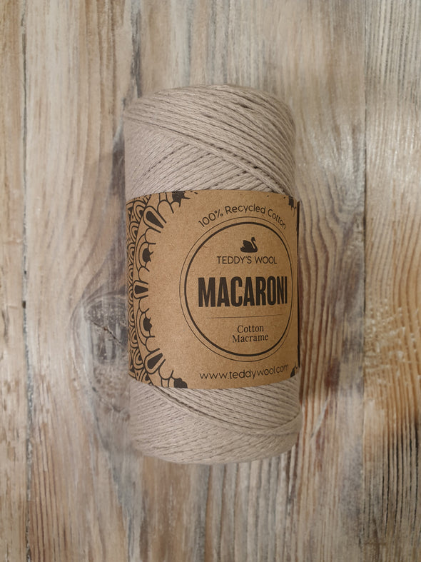 Macaroni Cotton Macrame - אפור