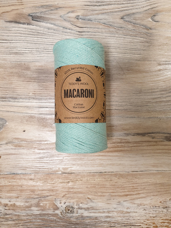 Macaroni Cotton Macrame - תכלת