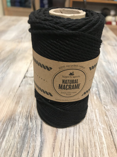 Natural Macrame - שחור