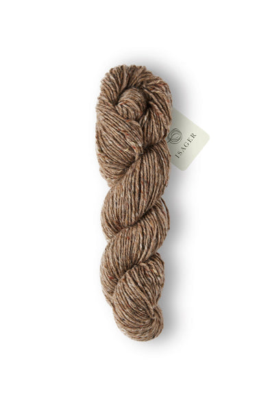 Aran Tweed- color light brown חוט צמר צמר ליזה 