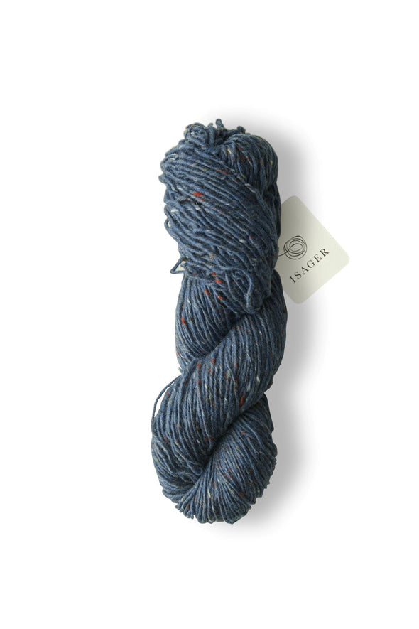 Aran Tweed- color blue חוט צמר צמר ליזה 