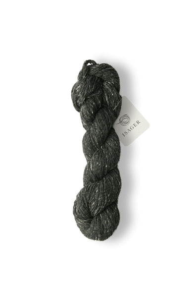 Isager Tweed- color charcoal חוט צמר מעורב צמר ליזה 
