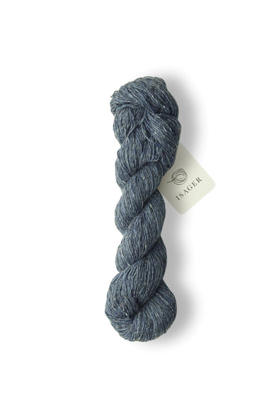 Isager Tweed- color denim חוט צמר מעורב צמר ליזה 