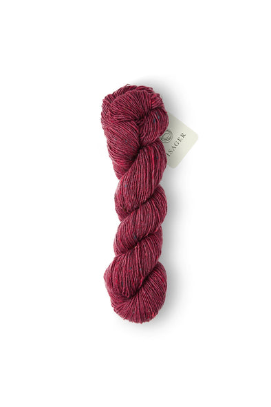 Isager Tweed- color plum חוט צמר מעורב צמר ליזה 