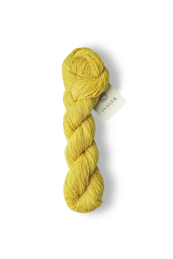 Isager Tweed- color lemon חוט צמר מעורב צמר ליזה 