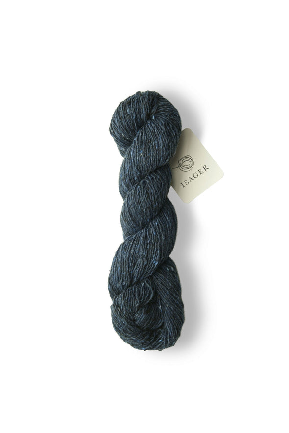 Isager Tweed- color navy חוט צמר מעורב צמר ליזה 