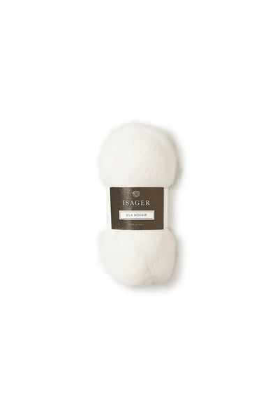 Silk Mohair- color E0 חוט צמר מעורב צמר ליזה 