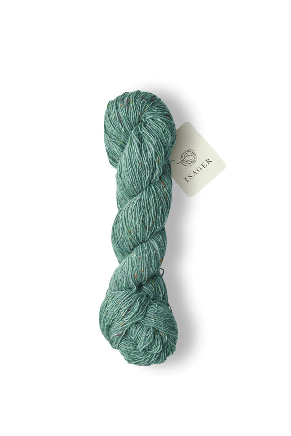 Isager Tweed- color turquoise חוט צמר מעורב צמר ליזה 