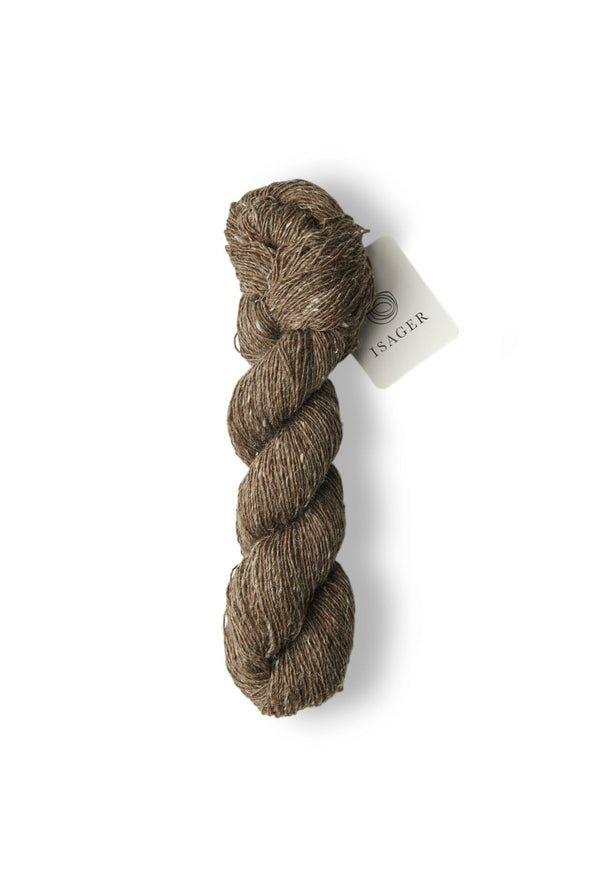 Isager Tweed- color walnut חוט צמר מעורב צמר ליזה 