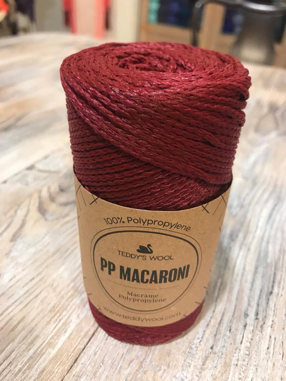 PP Macaroni Macrame - בורדו