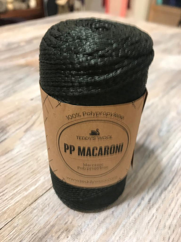 PP Macaroni Macrame - שחור