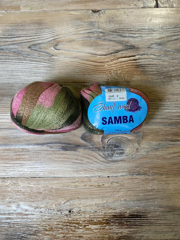 Samba 611-11 חוט כותנה מעורב אקריל צמר ליזה 