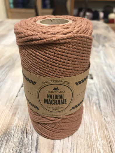 Natural Macrame - ורוד עתיק